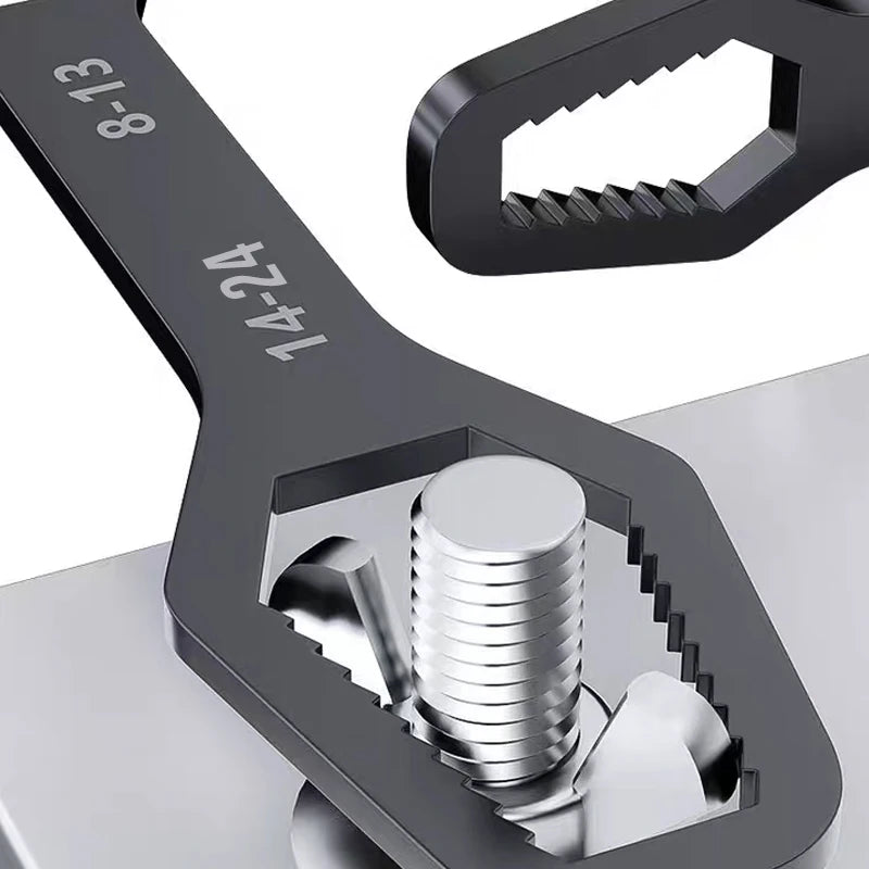 8-24mm Universal Torx Wrench Self-tightening Adjustable Glasses Wrenches Board Double-head Torx Spanner Hand Tools for Factory