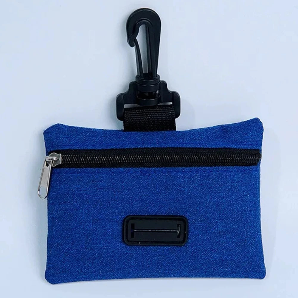 Portable Dog Poop Bag Holder - Hanging Dispenser for Small Dogs