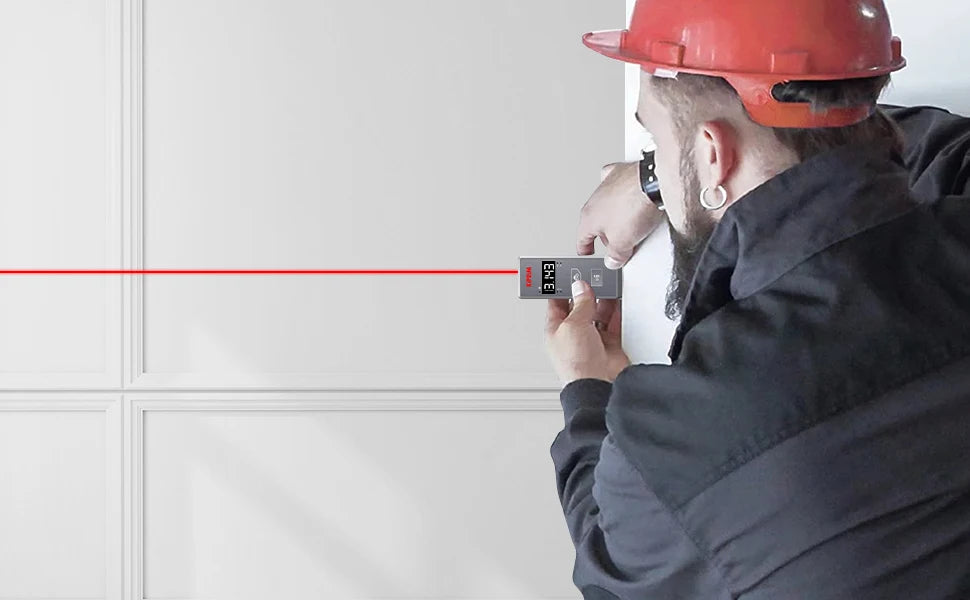 Kiprim Laser Rangefinder 50M 70M 100M Mini Laser Measurement Tool Laser Tape High Accuracy Multiple Measurement Functions