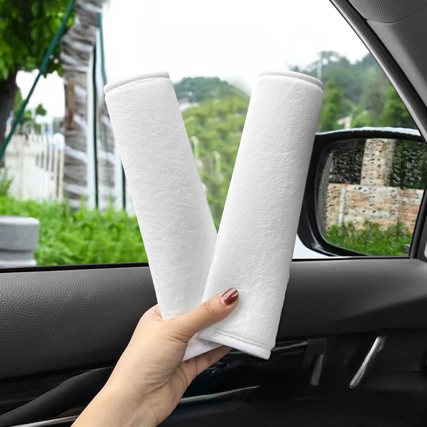 2PCS Adjustable Car Seat Belt Shoulder Protector Cover
