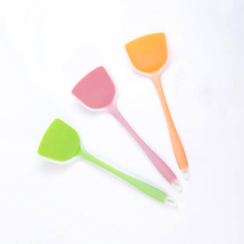 Silicone Frying Spatula Turner - Egg, Fish and Pancake Flipper - photo 2