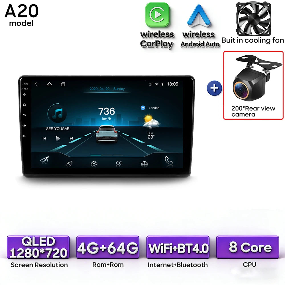 For Citroen C4 Grand Picasso 2006 - 2013 Car Multimedia Player Android 16 Radio Carplay Auto 2din GPS Navigation Stereo Video