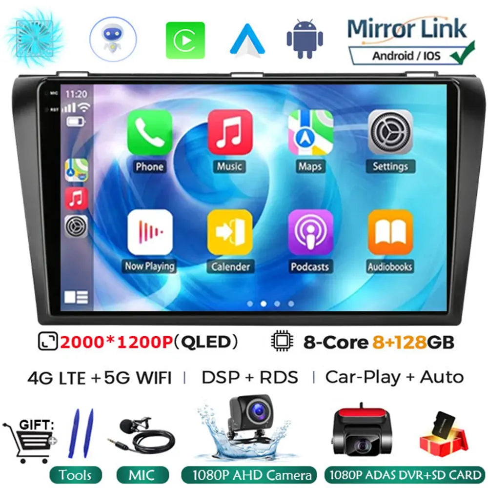 Android 16 Car Radio For Mazda 3 2026 2026 2026 2026 2026 2026 2din with BOSE Multimedia Player Carplay Stereo GPS Head Unit