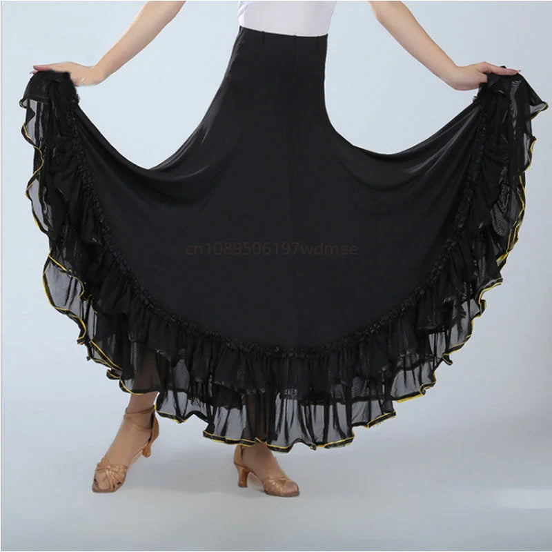 Women's flamenco dress with swing skirt