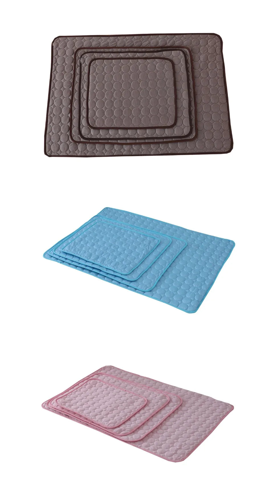 Dog Cooling Mat – Extra Large Summer Pet Cold Bed for Small & Large Dogs & Cats | XS–2XL (6 Colors)
