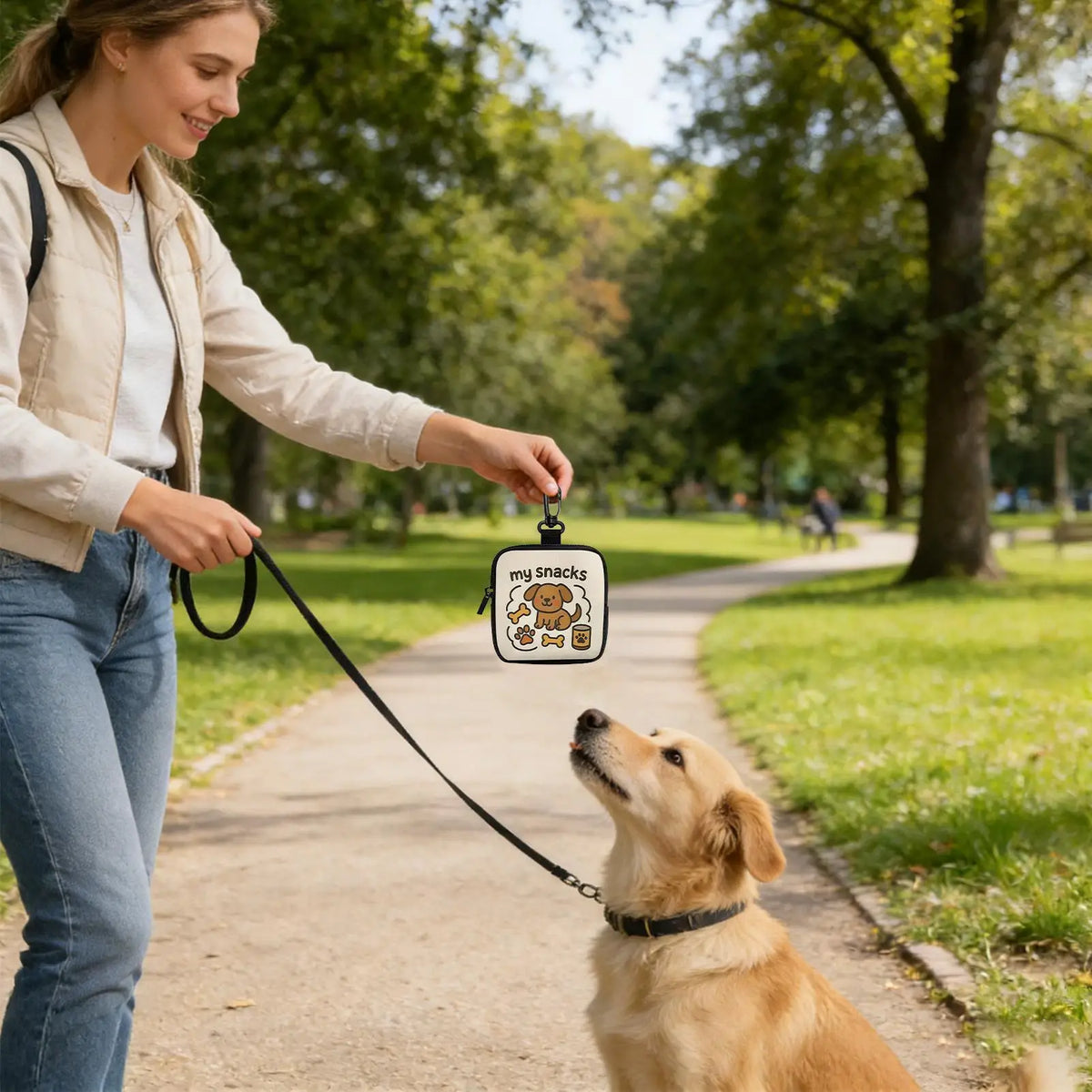 Portable Dog Treat & Food Pouch - Walking & Camping – photo 4