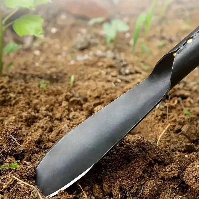 2pcs Metal Garden Trowels - Hand Shovels for Digging, Transplanting, Planting, and Weeding Tools