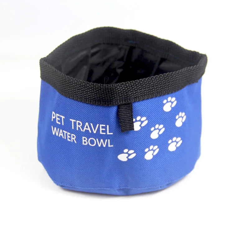 Foldable Oxford Dog Bowl - Outdoor Hiking Travel Feeder – photo 5