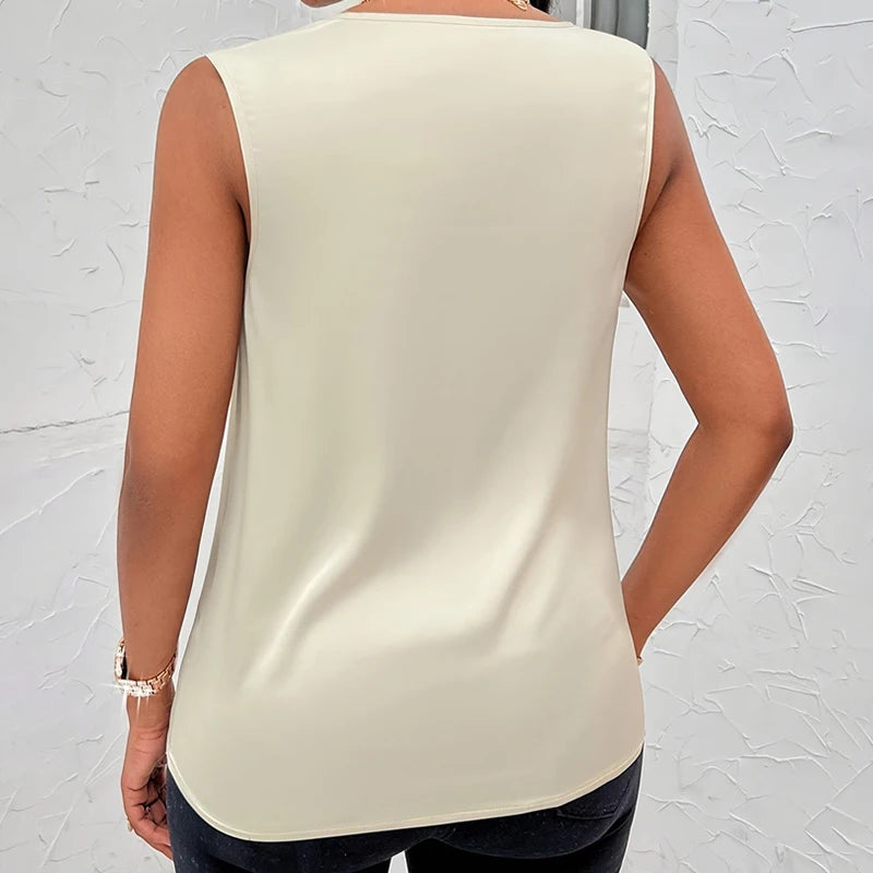 Basic Women Vest Summer Sexy Tank For Ladies Strappy Camisole Top Shirts Femme