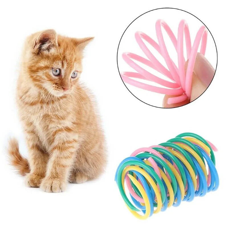 High-Elastic Spiral Spring Cat Toys - Chase & Chew – photo 2