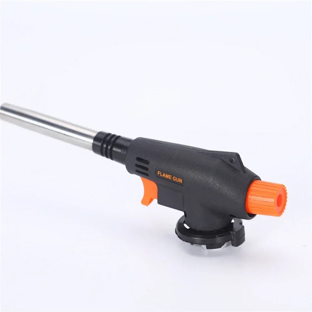 Outdoor Camping Welding Gas Burner Flame Torch BBQ Cooking Ignition Flamethrower Portable Gas Torch for Cooking And Camping