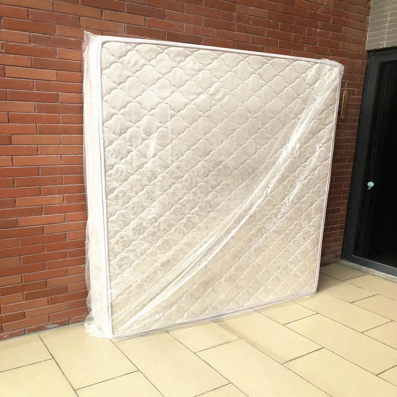 Thickened Mattress Packing Bag for Moving Durable Practical Bed Storage Bag Transparent Pe Plastic Reusable Furniture Dust Cover