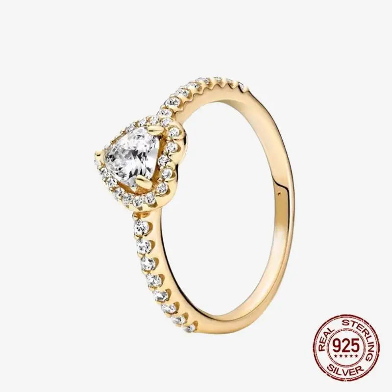 925 Sterling Silver Open Ring Style CZ Paved Heart Butterfly Flower Colorful Gemstone Ring For Women Daily Wear Jewelry Gift