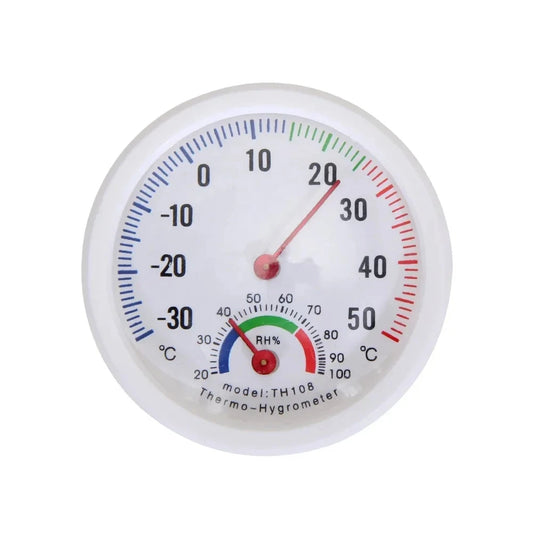 Mini Bell Shaped Humidity Watch Analog Hygrometer for Gardens Terraces -30 to 50 Celsius Degree Thermometer Hygrometer