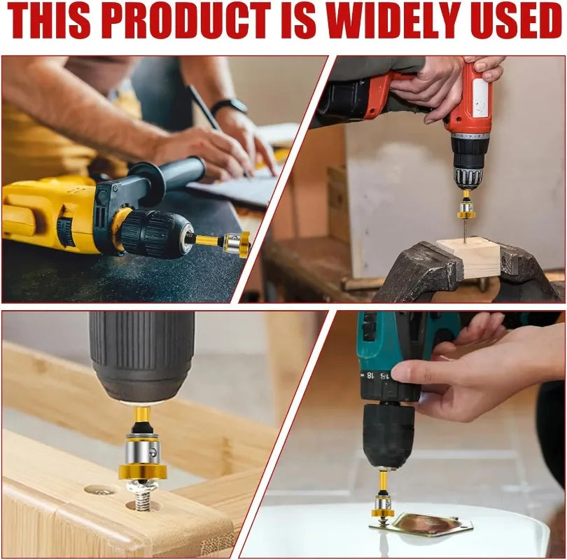 Magnetic Plasterboard Positioning Batch Head Screwdriver Bit Drilling Tools PH2 Hex Shank Drywall Locating Screw Bits Set 50mm