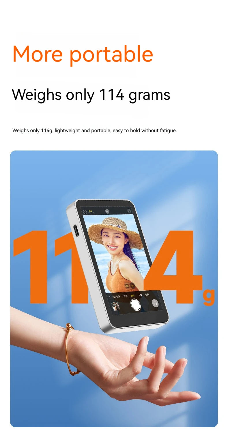 Magnetic Phone Selfie Monitor Screen,For IPhone And Android Smartphones Rear Camera For Real-time Selfie Video Streaming