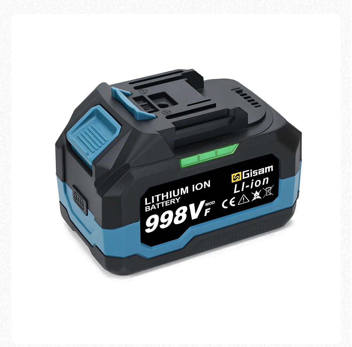 Gisam 4.0AH 4.5AH Rechargeable Lithium-Ion Battery for Cordless Dirll/Brushless Wrench/Screwdriver for Makita 18V Battery pins