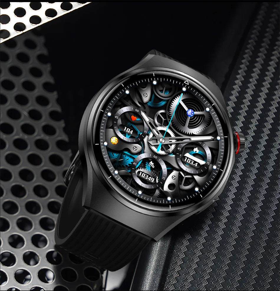 2026 G6 Max Smartwatch – 1000mAh Battery, Bluetooth Call, GPS Tracking & LED Flashlight | Men