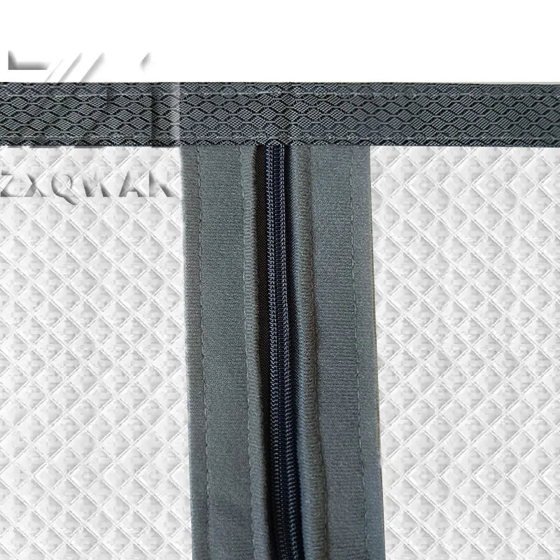 Thick Insulated Window Curtain with Zipper, Self Install