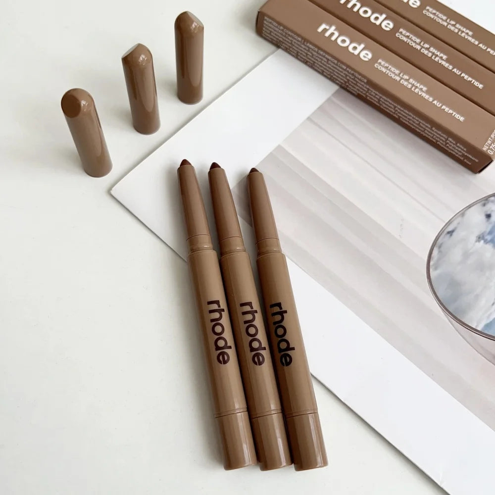 Brand Skin Peptide Lip Shape Pen Lip Liner Long Lasting Lip Tint Pencil Pen Makeup Lipstick Powder Blusher Gloss Rouge Makeup