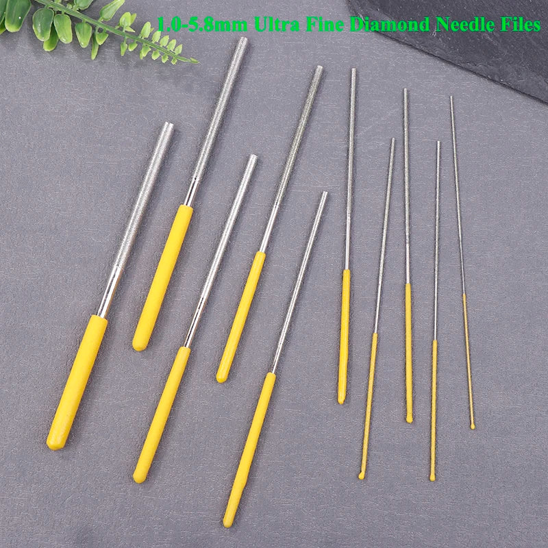 Ultra Fine Needle Files 1.0-5.8mm – Micro Hole Reamer Precision Riffler for Jewelry, PCB & Watch Repair