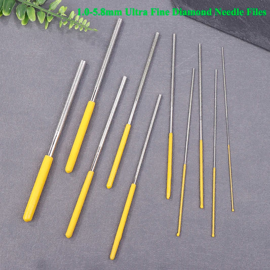 Ultra Fine Needle Files 1.0-5.8mm – Micro Hole Reamer Precision Riffler for Jewelry, PCB & Watch Repair