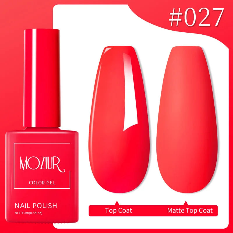 Colorful Hot Sale Uv Gel Nail Polish Set Soak Off Gel Nail Polish 15ml Professional Nail Gel Polishes