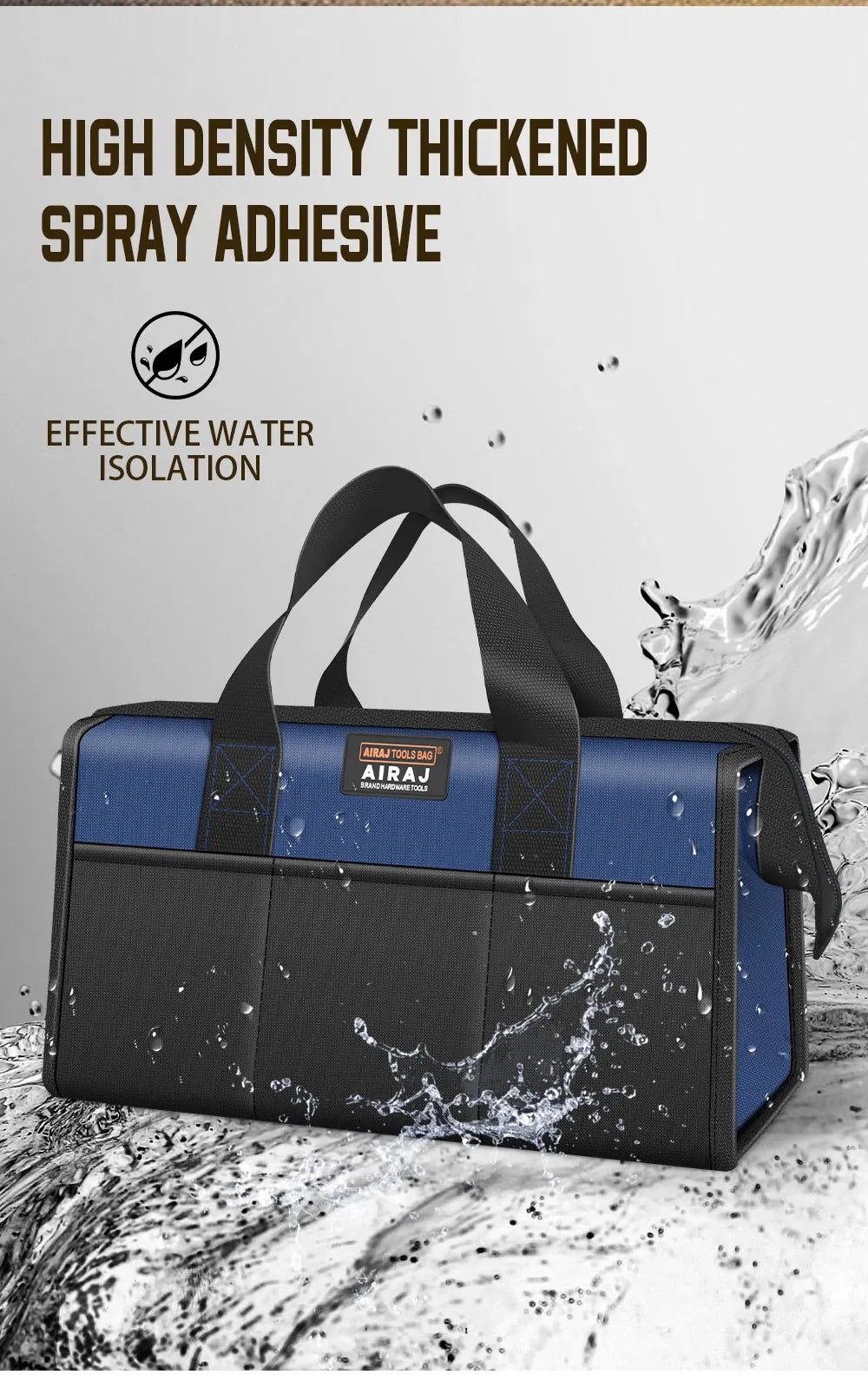 AIRAJ Multifunctional Tool Bag Electric tool storage bag for electricians Waterproof Wear-Resistant Large Capacity Hand Bag