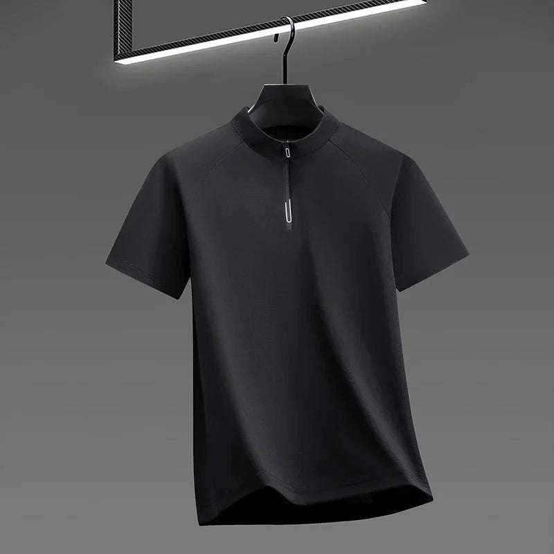 Men's Half-Zip Tee - Soft Breathable Pullover, Sports & Leisure