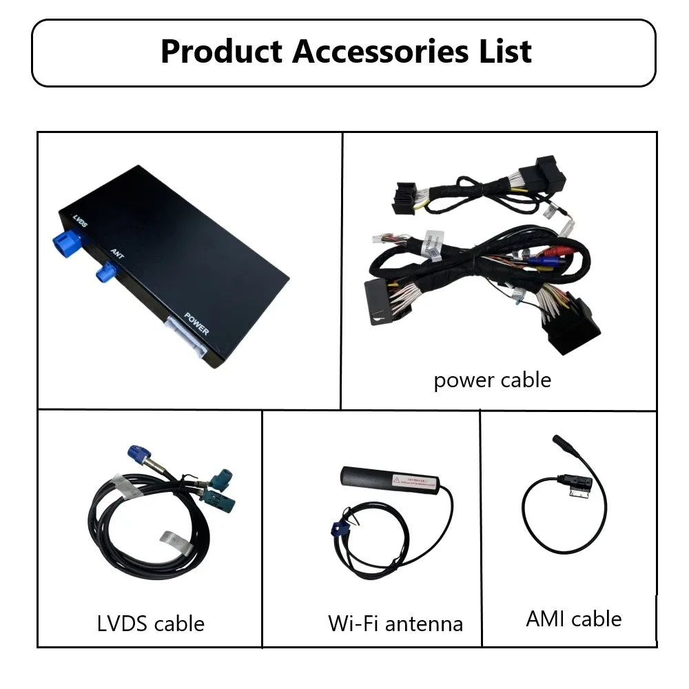 Car Stereo with Apple CarPlay & Android Auto, Compatible with Audi A6 C7 & A7 (2012-2018)