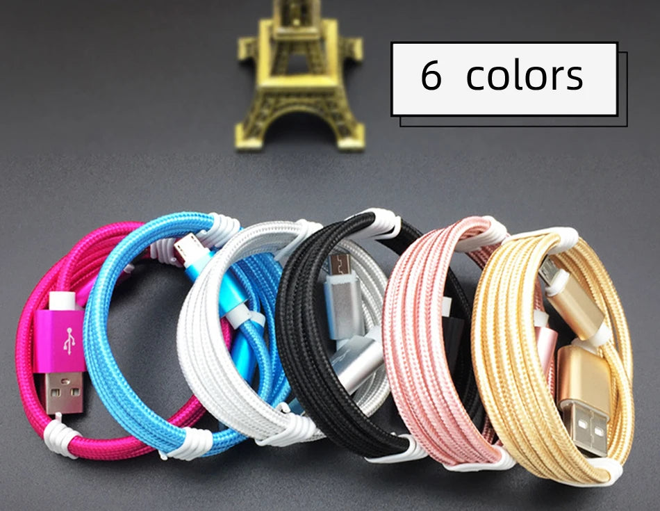 66W 6A Fast Charger Type C Cable USB C 1m 2m 3m Nylon Cable For iPhone 13 12 Xiaomi Huawei Samsung iPad For iphone charger Cable