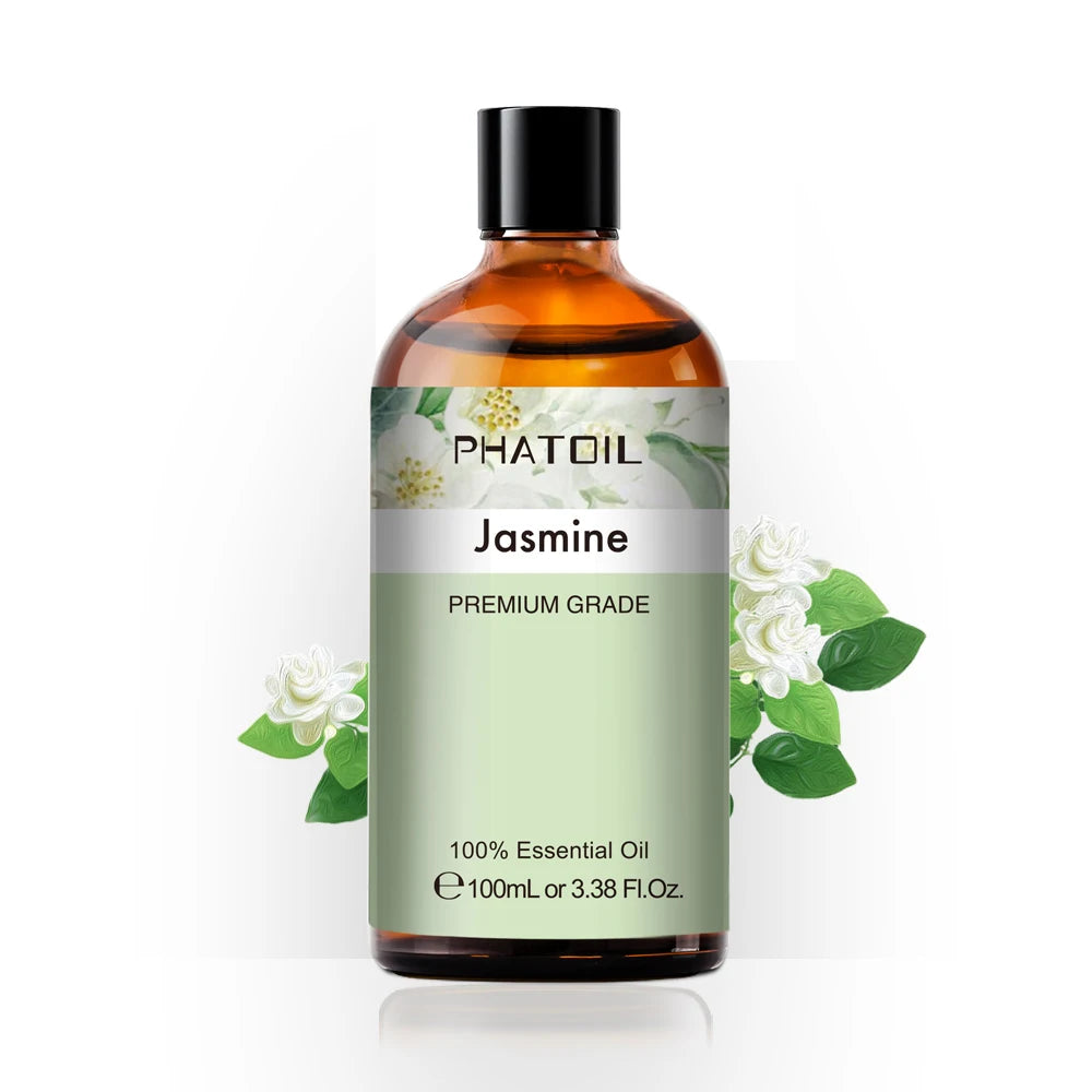 100ml Pure Essential Oil for Diffusers — Aromatherapy (Lavender, Rose, Peppermint & More)