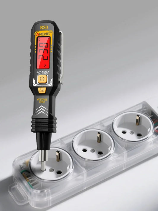 ANENG B20 Insulated Screwdriver Double Head Dual-use Slotted Cross Tester Pen Screw Driver Repair Voltage Meter Hand Tools