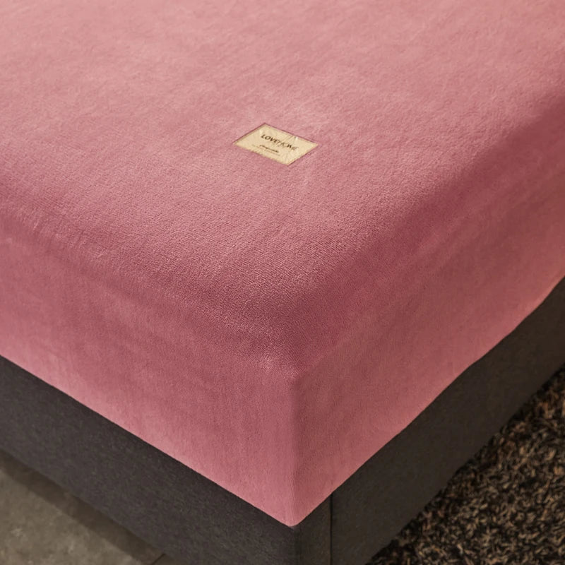 Flannel Fitted Sheet - Soft Warm Solid Color Bed Sheet, Single or Double - photo 8