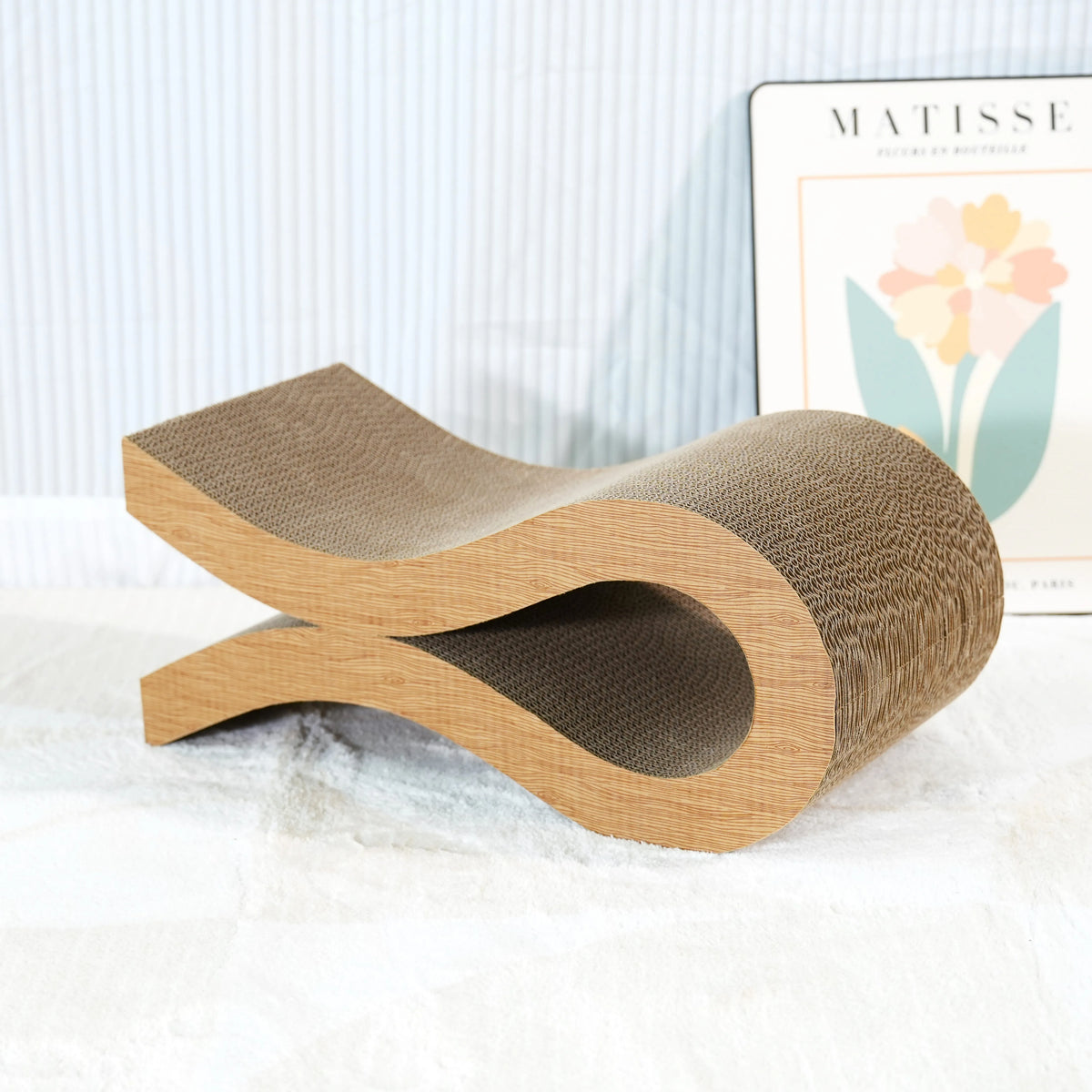 Cardboard Cat Lounger & Scratching Bed - Recliner Scratcher – photo 2