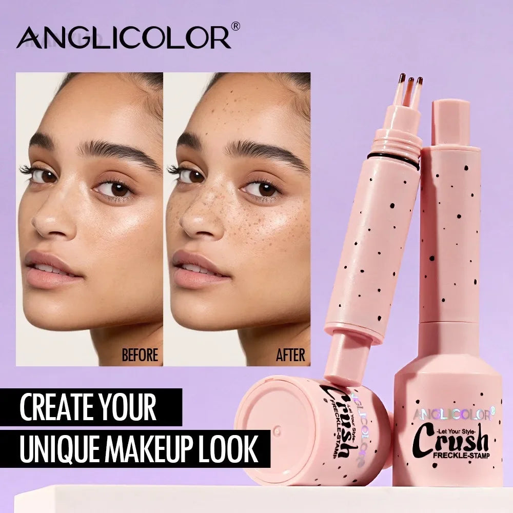 Liquid Air Cushion Freckle Stamp Pen Five-point Head Freckle Natural Simulation Fake Dot Spot Pen Waterproof Lasting Makeup