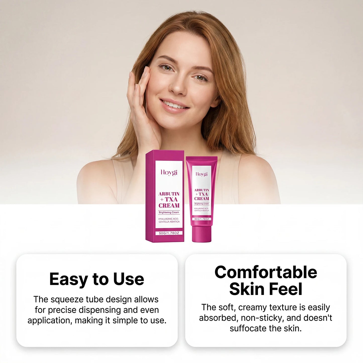 Relief Cream Face Moisturizer Cream Nourish Soothing Skin Repair Clean Acne For Oily Skin, Hydrating Facial Lotion Skincare
