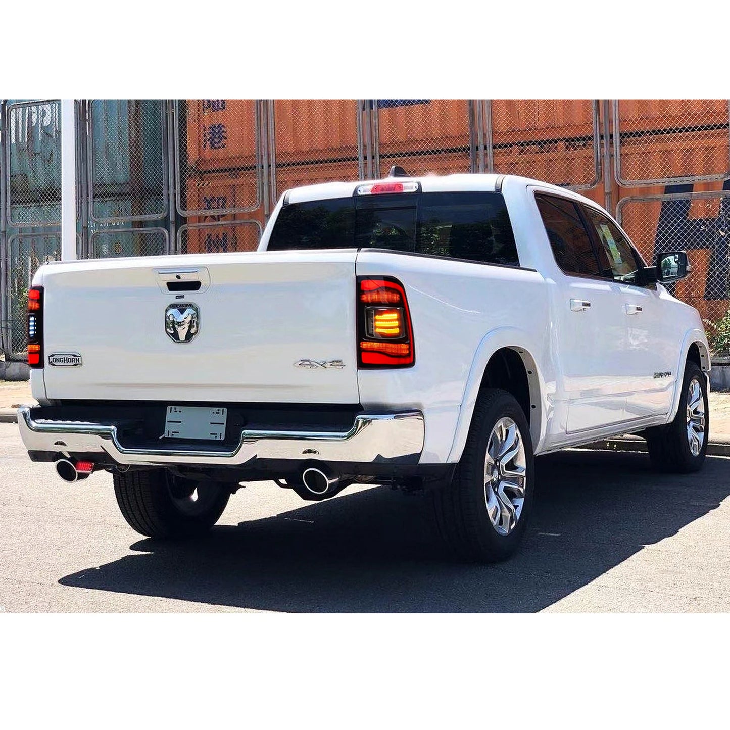 LED Sequential Tail Lights for Dodge Ram 1500/2500/3500 2009-2018 (Black, Pair)