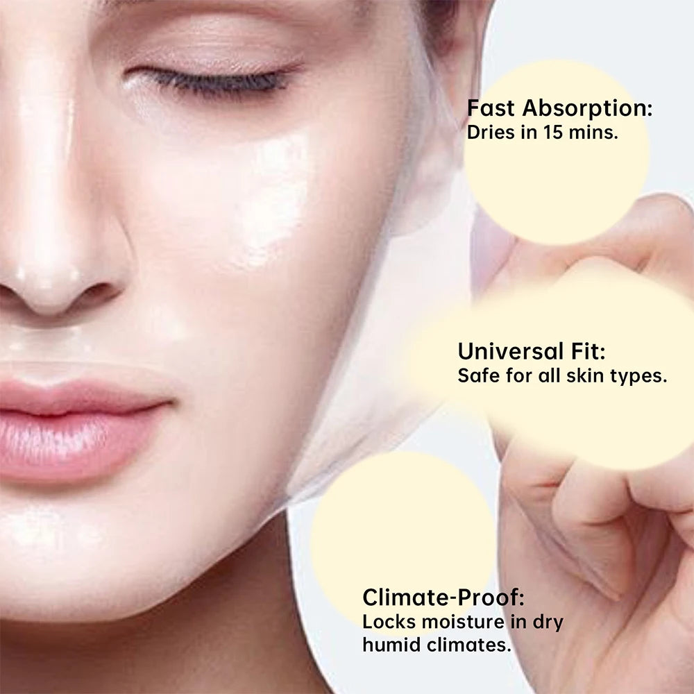 Turmeric Deep Collagen Mask Peel Off Mask Face Anti-Wrinkle Lifting Korean Skin Care Masks Skin Firmness For Nighttime Care, women