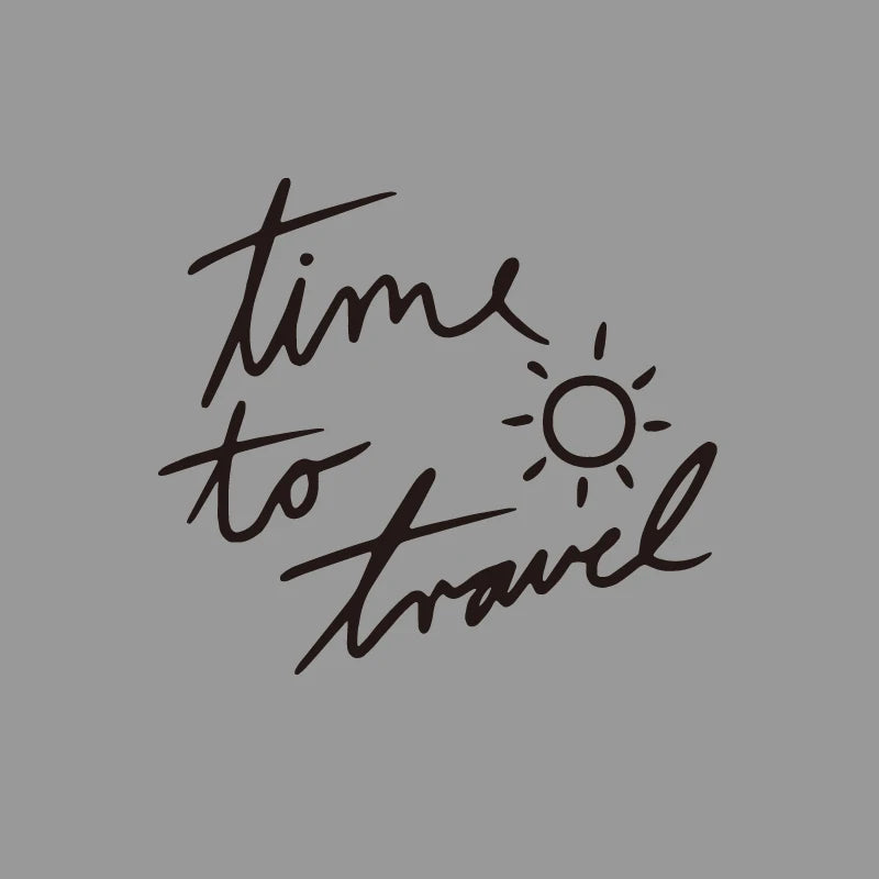 Time To Travel Bumper Door Side Body Car Sticker Car Camper Motorhome Caravan Explore Adventure Decal Vinyl waterproof sticker