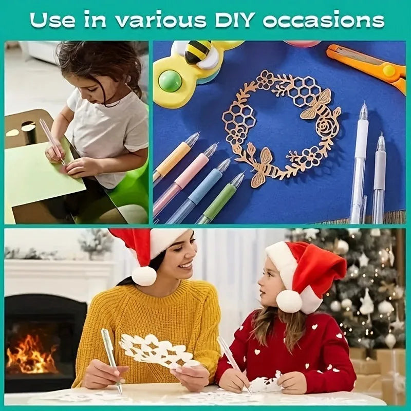 1pc Knife Pen Utility Knife Craft Cutting Tool Paper Pen Cutter For Art Paper Scrapbook School Office Supplies