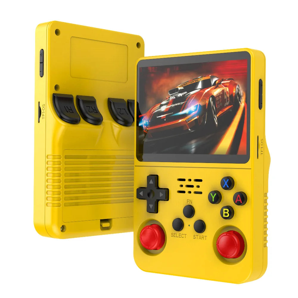 R36S 128G Retro Handheld Game Console Linux System 3.5Inch IPS Screen Portable Pocket Video Player 2 Joystick 64G 256G Kid Gift