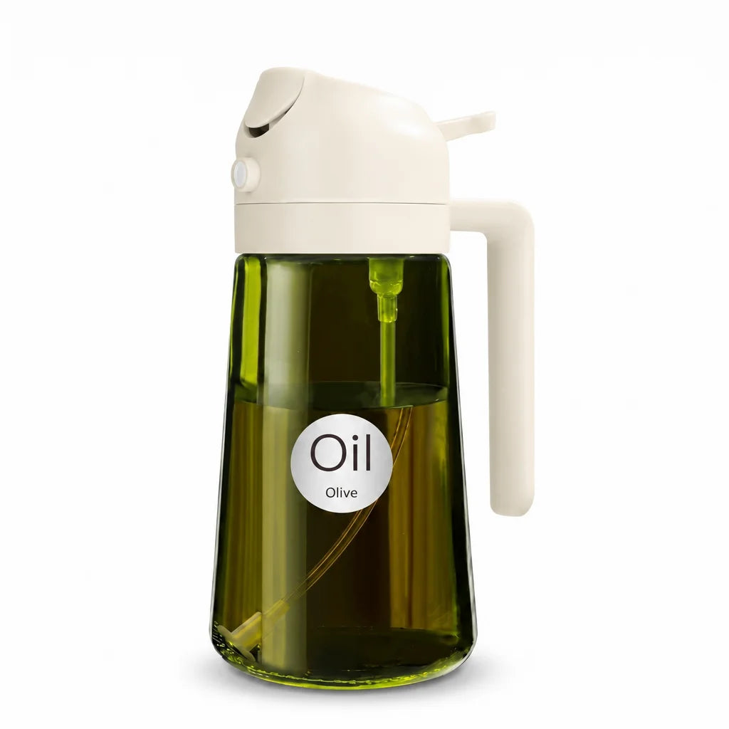 2-in-1 Oil Dispenser & Sprayer Bottle - 470ml Cooking Oil Mister - photo 8