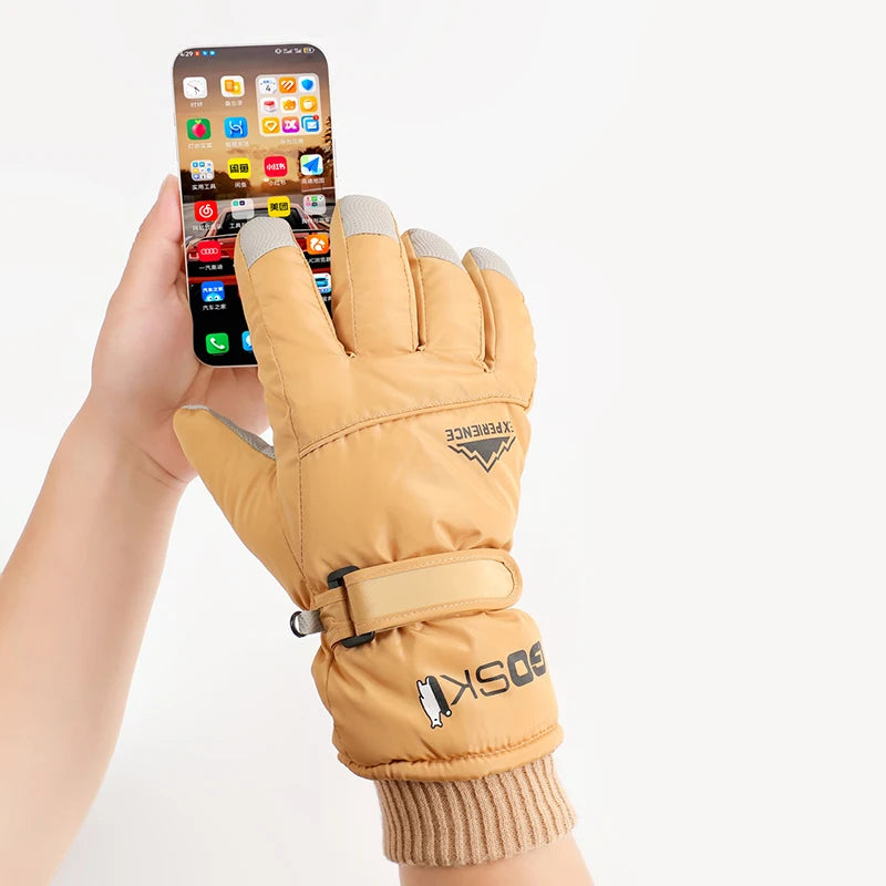 Kids Winter Ski Gloves - Thick Anti-Slip Snow Mittens - photo 4