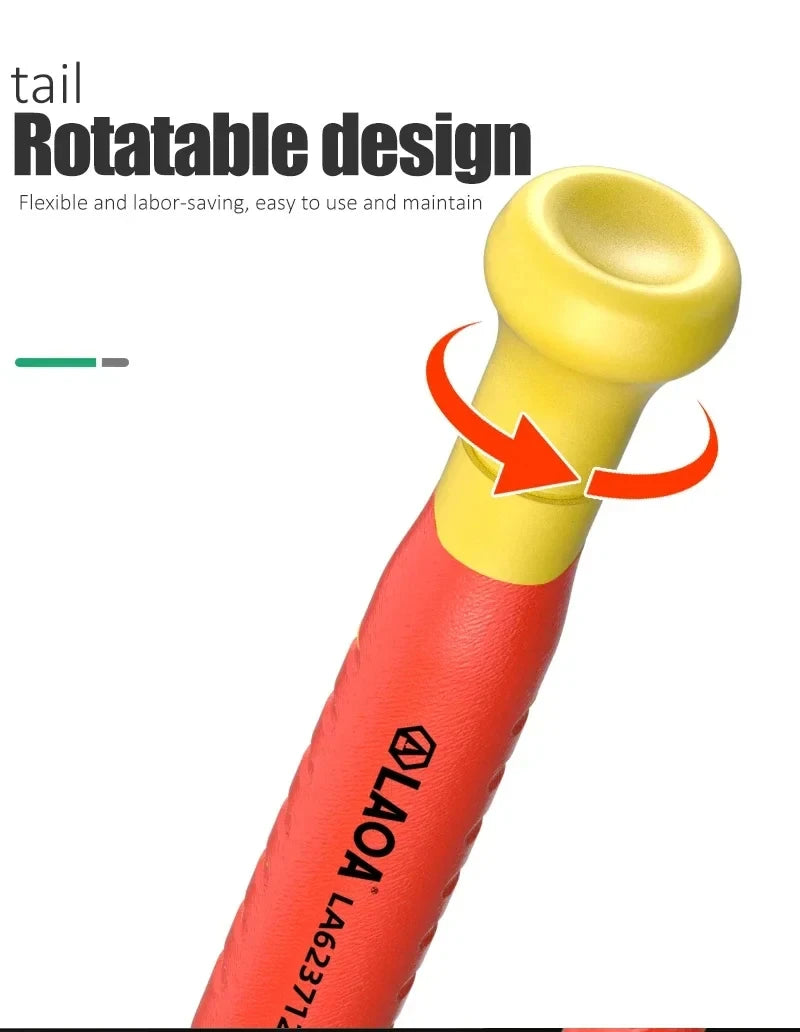 LAOA 1pc Insulated Precision Screwdriver SL1.0-3.0 aCross Small Size Screwdriver to Remove Watches Cell Phone NotebookT5-T10