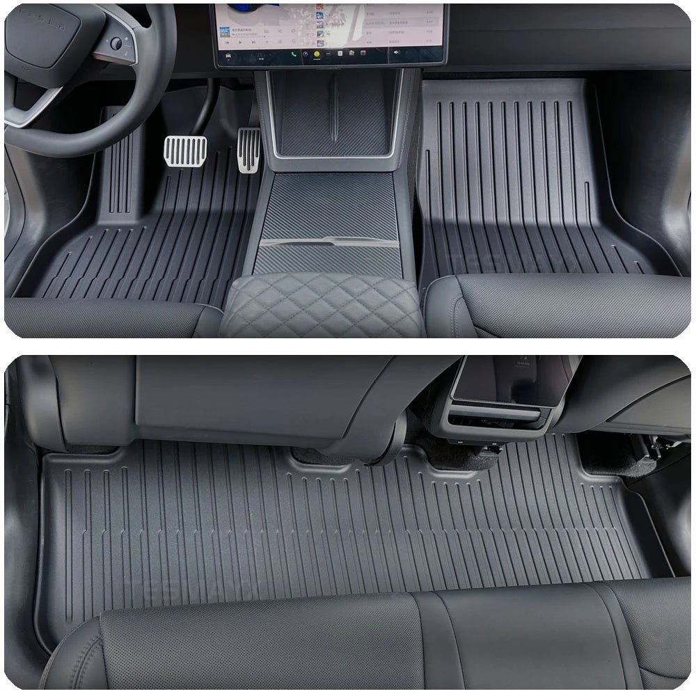 for Tesla Model Y Juniper 2026 2026 Car Floor Mats Cargo Liner Trunk Mats Backrest Kick Pads Protection Car Interior Accessories