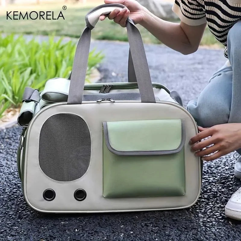 Portable Nylon Pet Carrier - Travel Bag for Cats & Small Dogs – photo 4