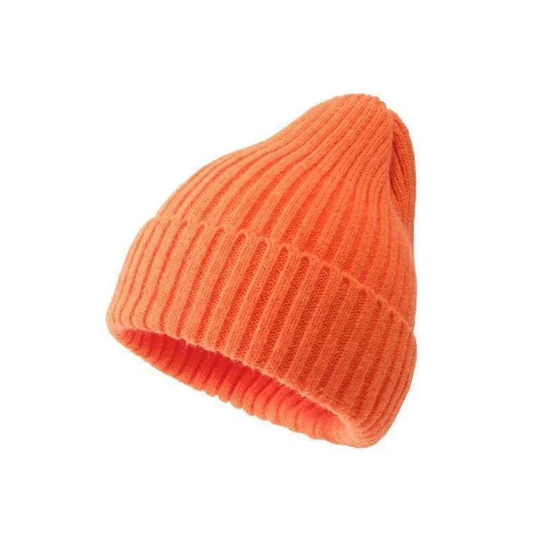 Unisex Crochet Knit Beanie - Solid Color Winter Hat for All Ages - photo 8