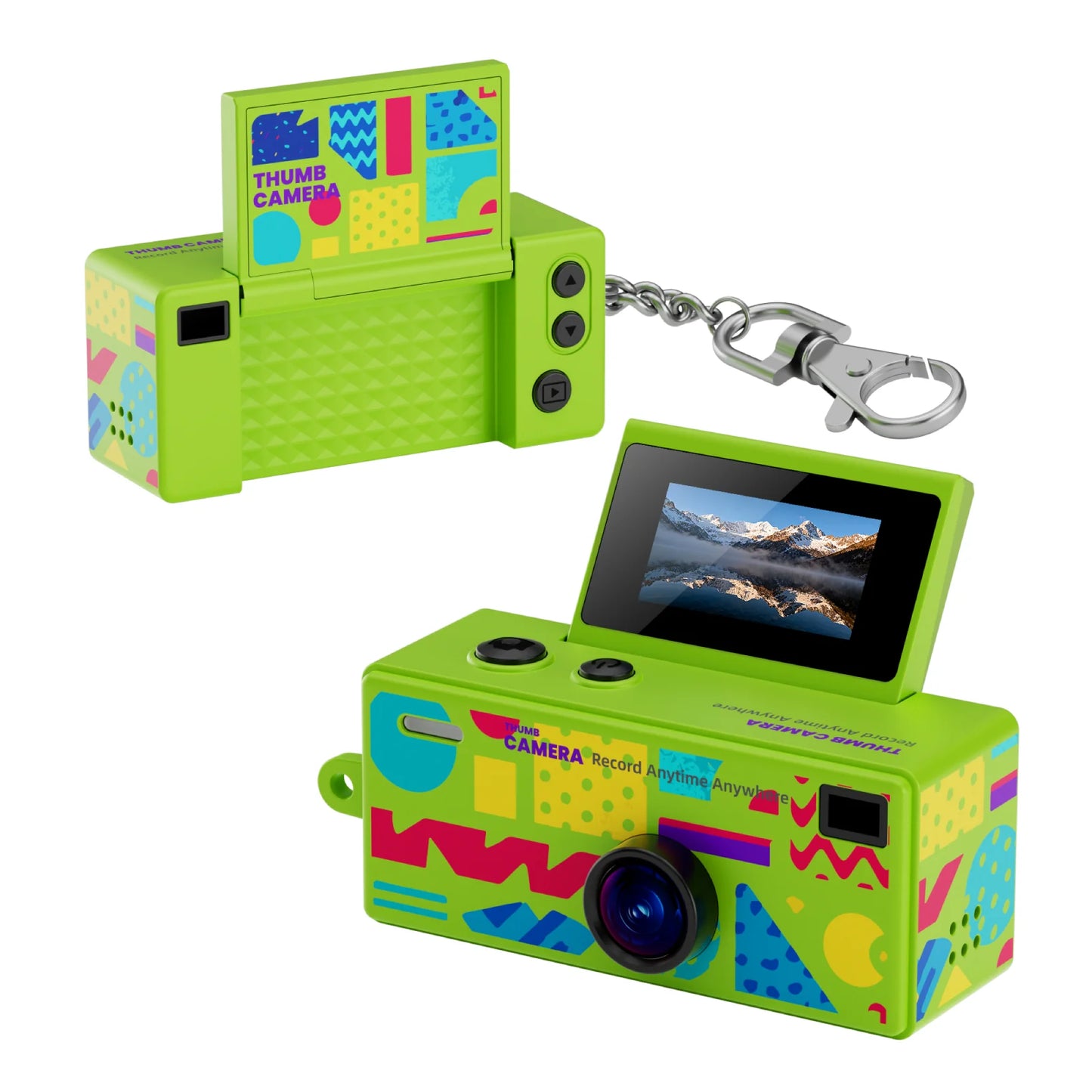 G62 Retro Keychain Camera — 1080P Kids' Camera with Flash