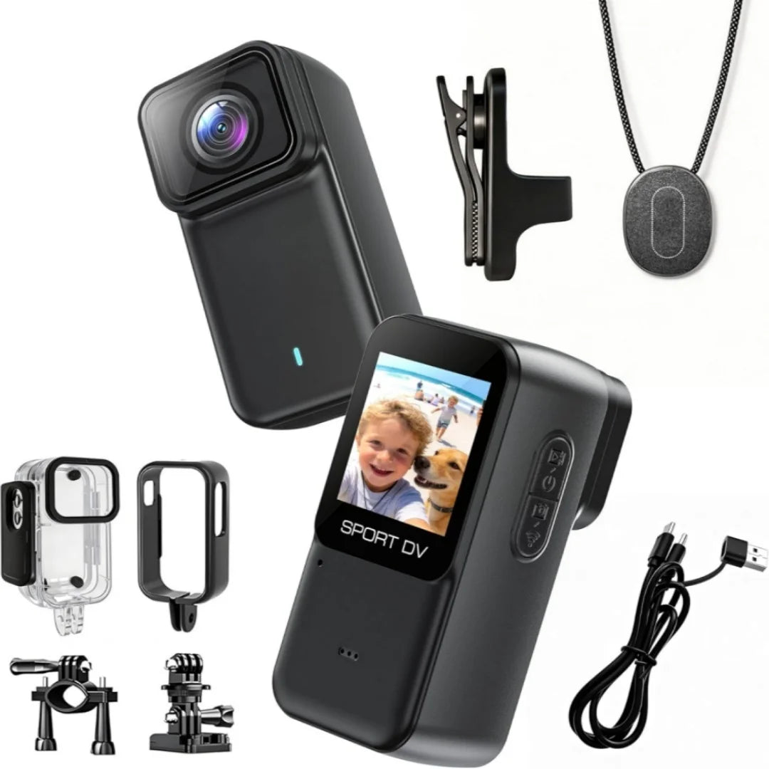 M21 4K Mini Body Camera — Magnetic Waterproof WiFi Thumb Cam